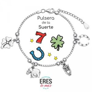 PULSERA PLATA DE LA SUERTE