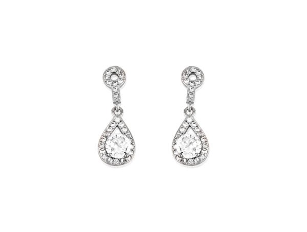 PENDIENTES PLATA  CIRCONITAS