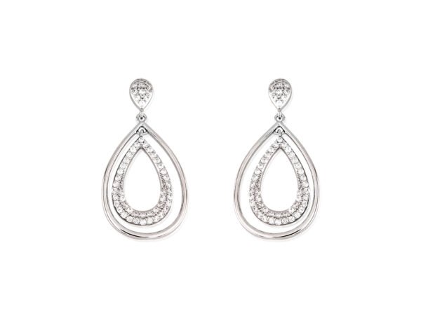 PENDIENTES PLATA CIRCONITAS