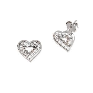 PENDIENTES PLATA CORAZONES