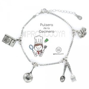 PULSERA PLATA DE LA COCINERA
