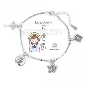 PULSERA PLATA DE LA FE