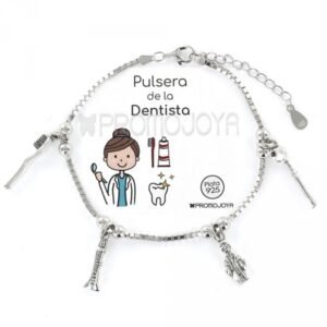 PULSERA PLATA DE LA DENTISTA