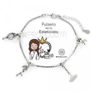 PULSERA PLATA DE LA ESTETICISTA