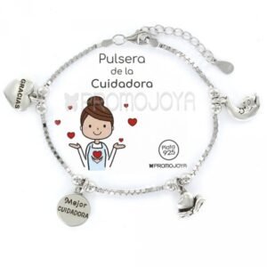 PULSERA DE PLATA DE LA CUIDADORA