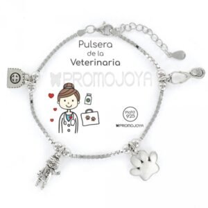 PULSERA PLATA DE LA VETERINARIA