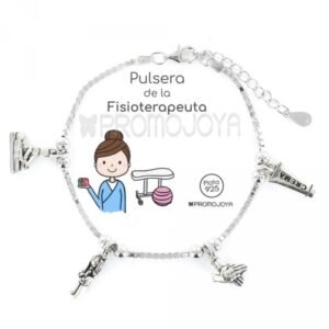 PULSERA PLATA DE LA FISIOTERAPEUTA