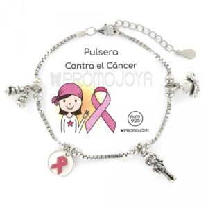 PULSERA DE PLATA CONTRA EL CANCER