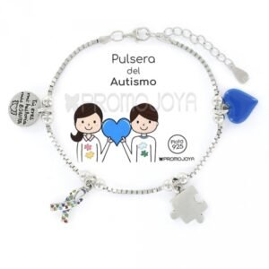 PULSERA PLATA DEL AUTISMO