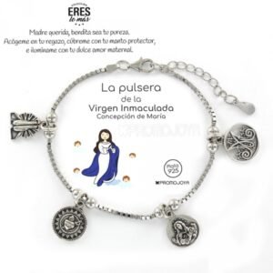 PULSERA PLATA VIRGEN INMACULADA CONCEPCIÓN