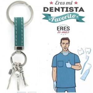 LLAVERO DE PLATA DE DENTISTA