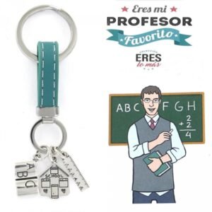 LLAVERO PLATA DE PROFESOR