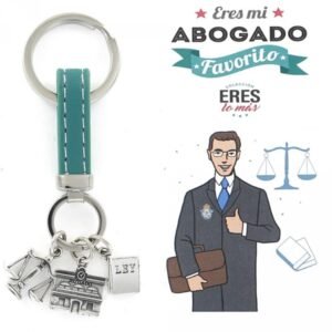 LLAVERO  PLATA DEL ABOGADO