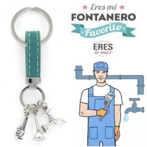 LLAVERO PLATA DE FONTANERO