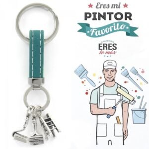 LLAVERO DE PLATA DE PINTOR