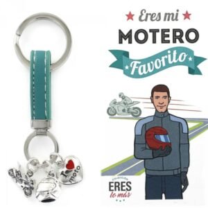LLAVERO PLATA DE MOTERO