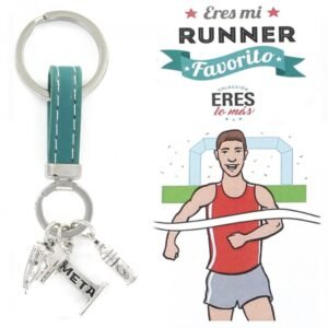 LLAVERO PLATA DE RUNNER