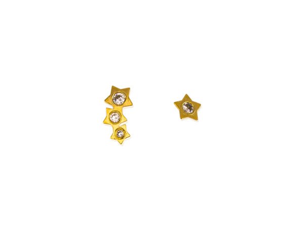PENDIENTES ESTRELLAS ORO 18 KILATES