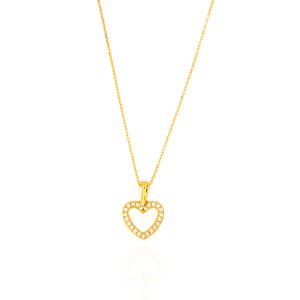 GARGANTILLA  CORAZON  ORO 18KILATES