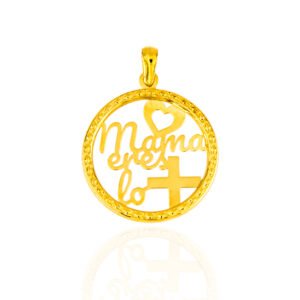 COLGANTE ORO 18 KILATES MAMA