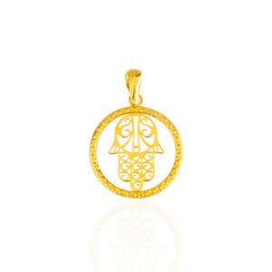 COLGANTE ORO 18 KILATES MANO DE FATIMA