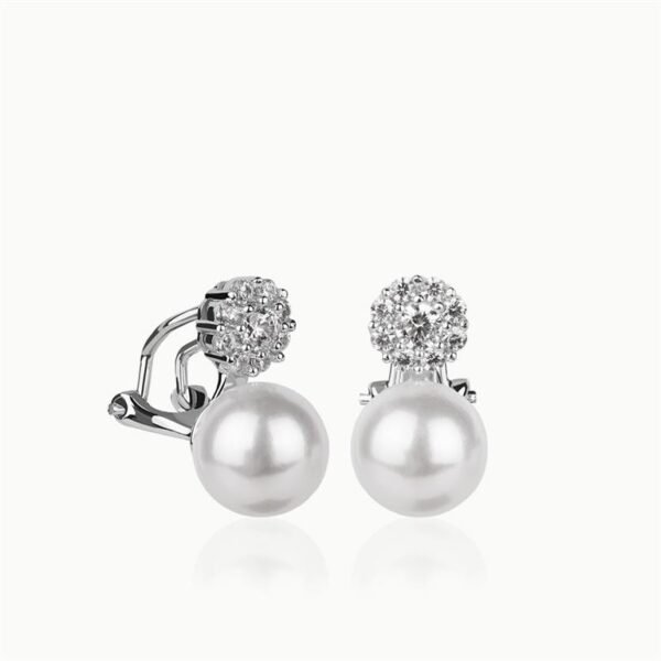 PENDIENTES PLATA PERLA