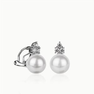 PENDIENTES PLATA PERLA