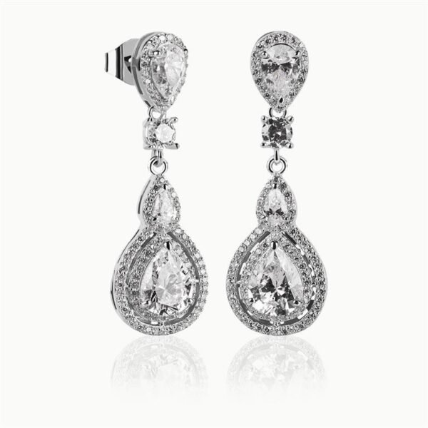 PENDIENTES PLATA CIRCONITAS