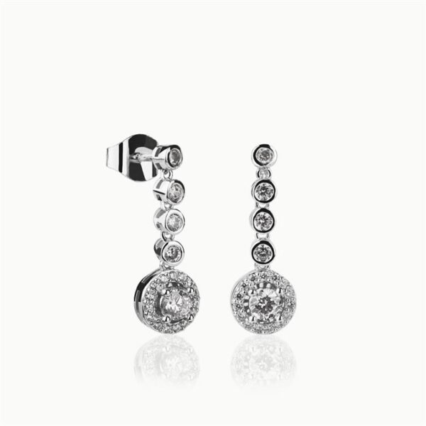 PENDIENTES PLATA CIRCONITAS