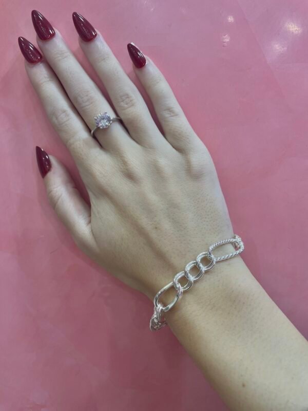 PULSERA PLATA ASAS GRANDES - Imagen 3