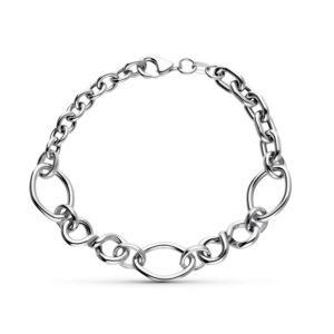 PULSERA PLATA ASAS GRANDES