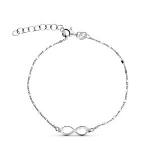 PULSERA PLATA INFINITO