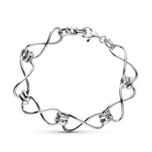 PULSERA PLATA INFINITOS