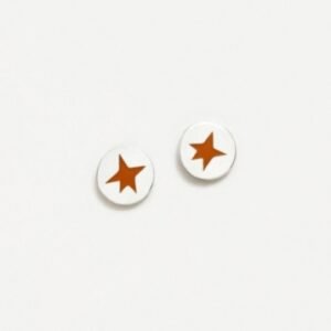 PENDIENTES PLATA NARANJA AGATHA RUIZ DE LA PRADA