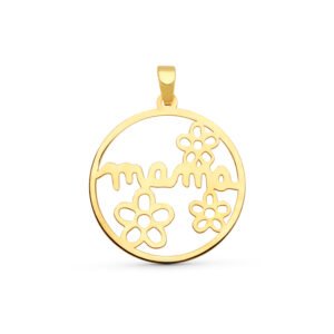 COLGANTE MAMA 20 MM ORO 18 KILATES