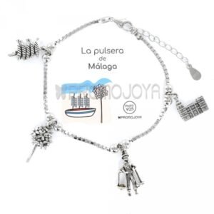 PULSERA PLATA DE MALAGA