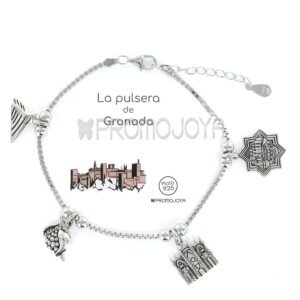 PULSERA DE PLATA DE GRANADA