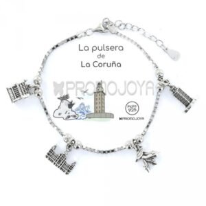 PULSERA PLATA DE LA CORUÑA