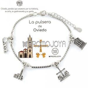 PULSERA PLATA DE  OVIEDO