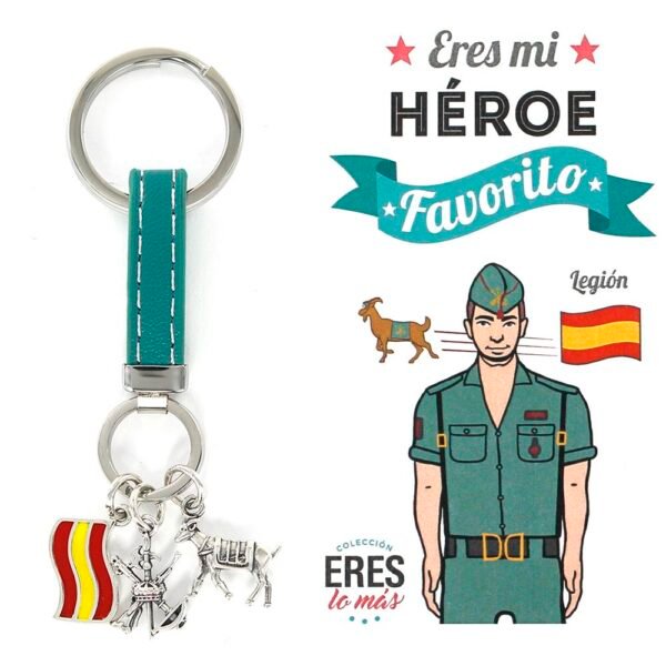 LLAVERO PLATA LEGIÓN