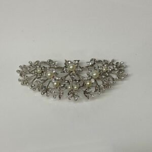 BROCHE MANTILLA OTOÑAL CON PERLAS
