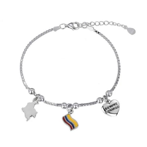 PULSERA PLATA DE COLOMBIA