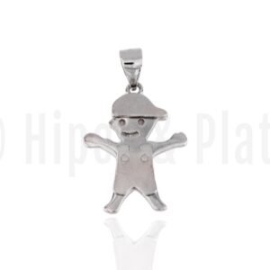 COLGANTE NIÑO EN PLATA