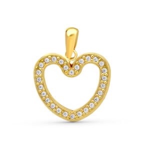 COLGANTES CORAZÓN EN ORO DE 9 KILATES