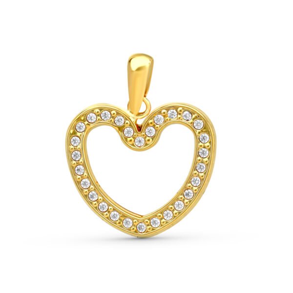 COLGANTES CORAZÓN EN ORO DE 9 KILATES