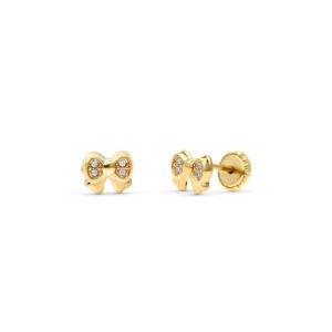 PENDIENTES LAZOS ORO 9KILATES
