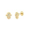 PENDIENTES MANO FATIMA ORO 9KILATES