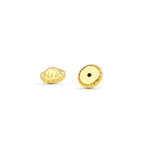 ROSCAS PARA PENDIENTES ORO AMARILLO 18KILATES
