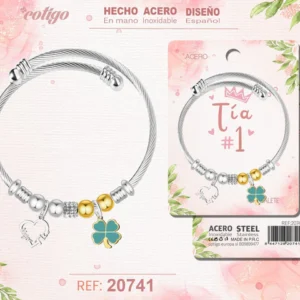 BRAZALETE ACERO TIA