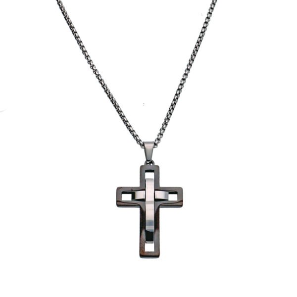 CADENA Y CRUZ ACERO